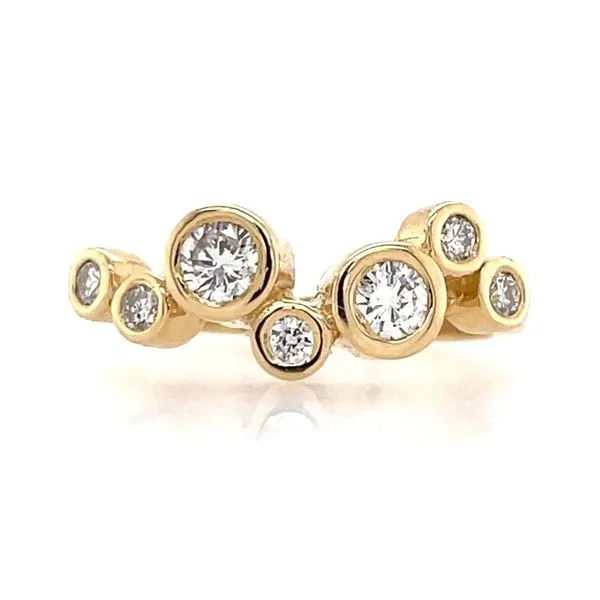 14KY Gold 7 Diamond Bezel Set Ring 0.70 CTW Franzetti Jewelers Austin, TX
