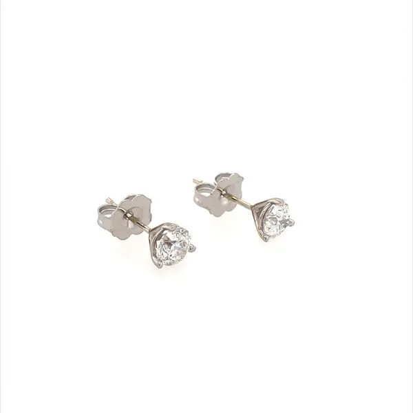 14KW Gold 3 Prong 3/4 CTW GH SI3-I1 Diamond Stud Earrings Image 2 Franzetti Jewelers Austin, TX
