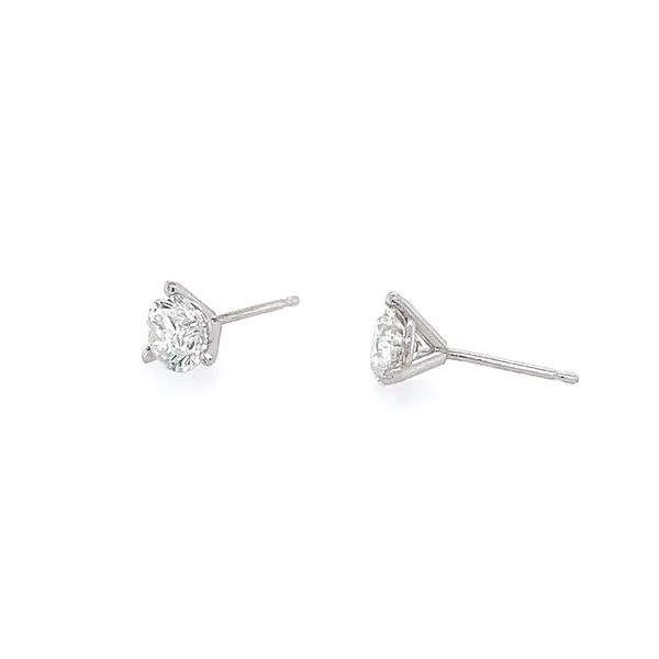 14KW Gold 3 Prong 1.41 CTW GHI SI3-I1 Diamond Stud Earrings Image 2 Franzetti Jewelers Austin, TX