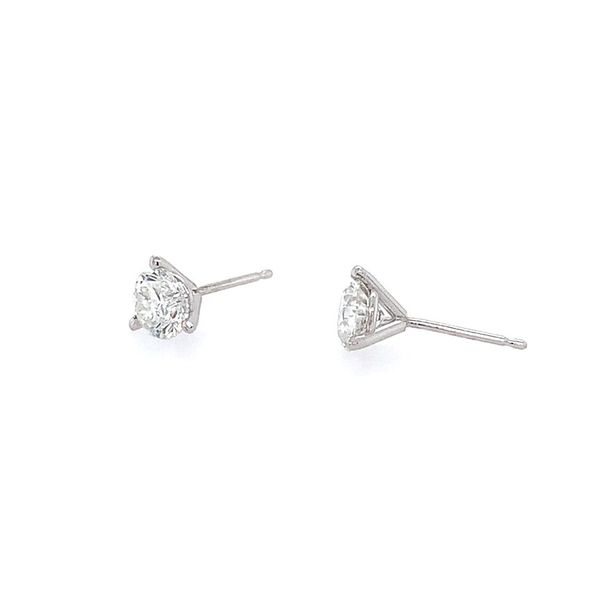 14KW Gold 3 Prong 1.44 CTW GHI SI3-I1 Diamond Stud Earrings Image 2 Franzetti Jewelers Austin, TX