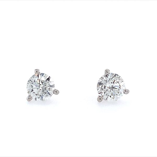 14KW Gold 3 Prong 1.44 CTW GHI SI3-I1 Diamond Stud Earrings Franzetti Jewelers Austin, TX