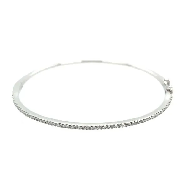 14KW Gold Diamond Bangle Bracelet Franzetti Jewelers Austin, TX