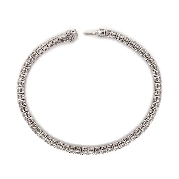 14KW Gold 5.10 CTW Natural Diamond Tennis Bracelet 7