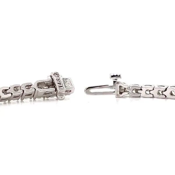 14KW Gold 5.10 CTW Natural Diamond Tennis Bracelet 7