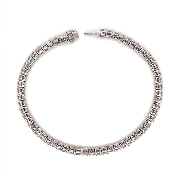 14KW Gold 5.09 CTW Natural Diamond Tennis Bracelet 7