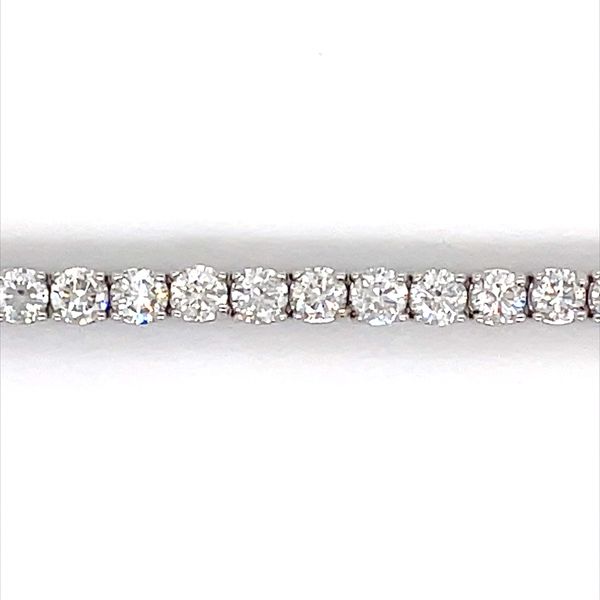 14KW Gold 5.09 CTW Natural Diamond Tennis Bracelet 7