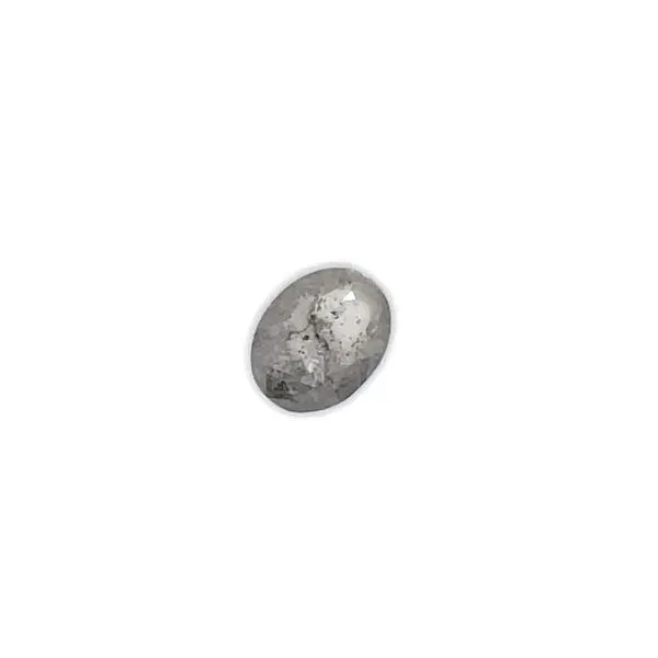 1.50 Ct Oval Salt & Pepper Rose Cut Natural Diamond Image 4 Franzetti Jewelers Austin, TX