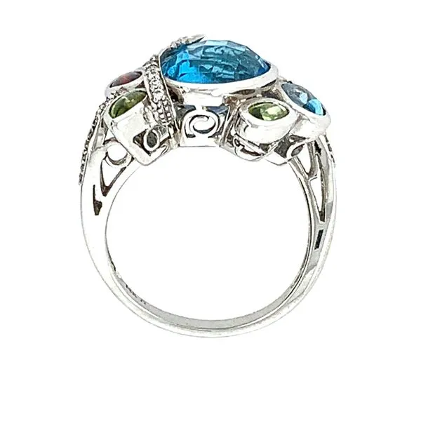 14KW Gold Muti-Colored Gemstone Ring Image 3 Franzetti Jewelers Austin, TX