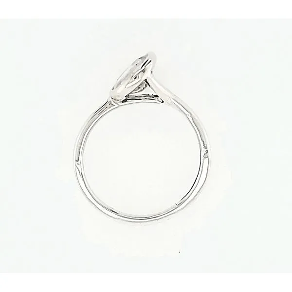 SS Angled Bezel Set Moonstone Ring Image 2 Franzetti Jewelers Austin, TX