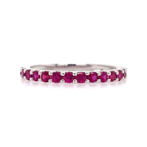 18KW Gold 2.2 mm Ruby Band 0.58 CTW Franzetti Jewelers Austin, TX