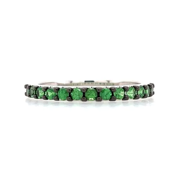 18KW Gold Tsavorite Green Garnet Band 0.56 CTW Franzetti Jewelers Austin, TX