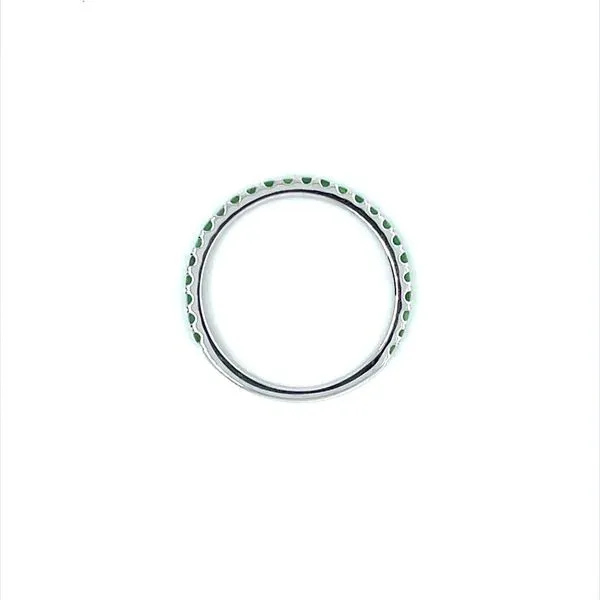 18KW Gold Green Garnet Band 0.46 CTW Image 4 Franzetti Jewelers Austin, TX