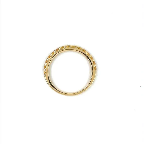 18KY Gold Yellow Sapphire Band 0.59 CTW Image 5 Franzetti Jewelers Austin, TX