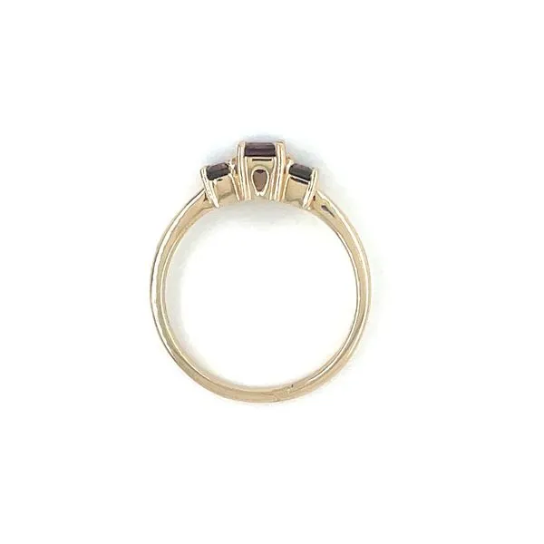 14KY Gold 3 Bi-Color Tourmaline Ring Image 5 Franzetti Jewelers Austin, TX