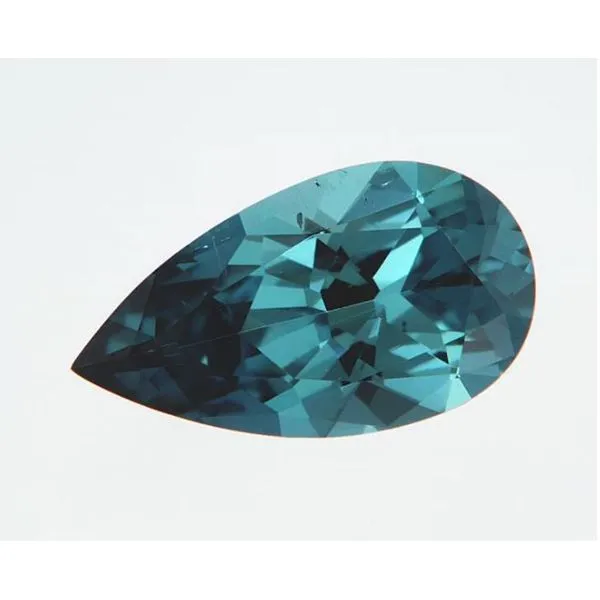2.15 Carat Pear Shape Greenish Blue Tourmaline Image 4 Franzetti Jewelers Austin, TX