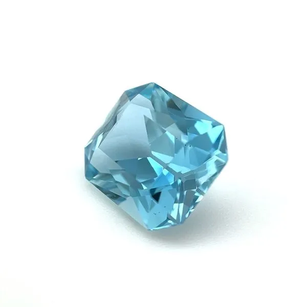4.32 Carat Radiant Aquamarine Image 4 Franzetti Jewelers Austin, TX