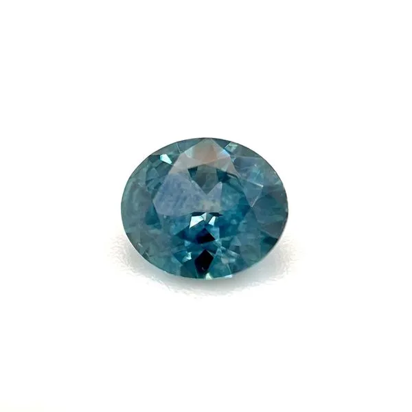 1.01 Carat Oval Teal Montana Sapphire Franzetti Jewelers Austin, TX