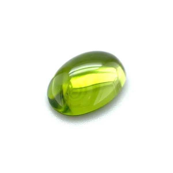 6.88 Carat Oval Cabochon Green Peridot Franzetti Jewelers Austin, TX