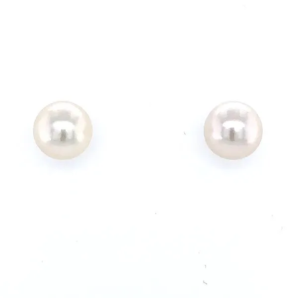 14KW Gold 8.5 - 9 mm Akoya Pearl Stud Earrings Franzetti Jewelers Austin, TX