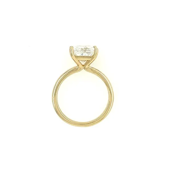 14KY Gold Solitaire Engagement Ring with 3.01 Ct Princess Lab Diamond Image 5 Franzetti Jewelers Austin, TX