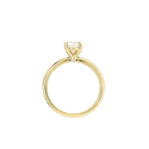 14KY Gold 4 Prong Solitaire Engagement Ring with 1.04 Ct Round Lab Diamond Image 5 Franzetti Jewelers Austin, TX