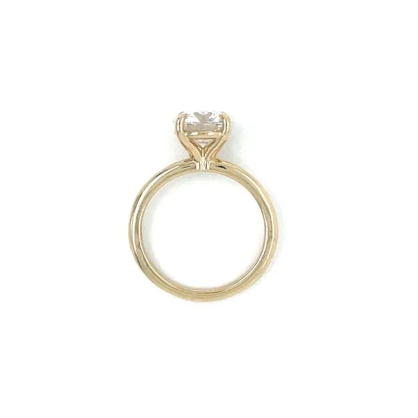 14KY Gold 4 Prong Solitaire Engagement Ring with 2.12 Ct Round Lab Diamond Image 5 Franzetti Jewelers Austin, TX