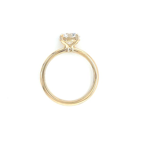 14KY Gold 4 Prong Solitaire Engagement Ring with 1.56 Ct Round Lab Diamond Image 5 Franzetti Jewelers Austin, TX