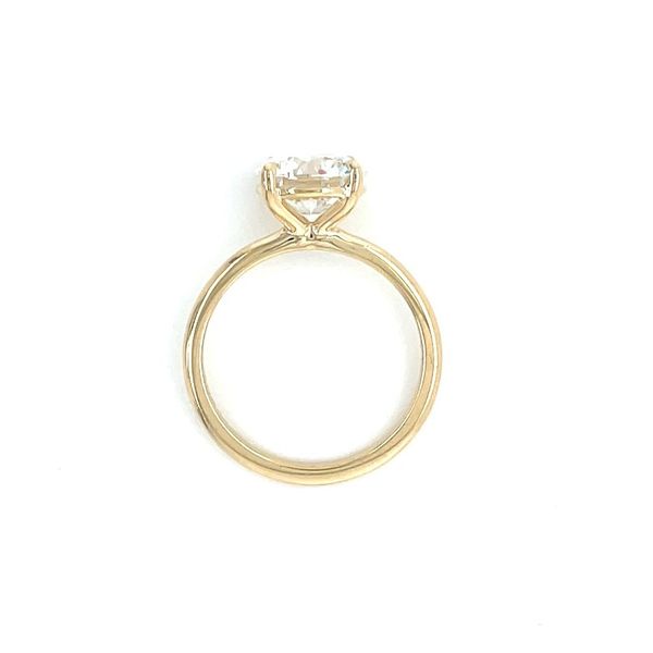 14KY Gold 4 Prong Solitaire Engagement Ring with 2.54 Ct Round Lab Diamond Image 5 Franzetti Jewelers Austin, TX