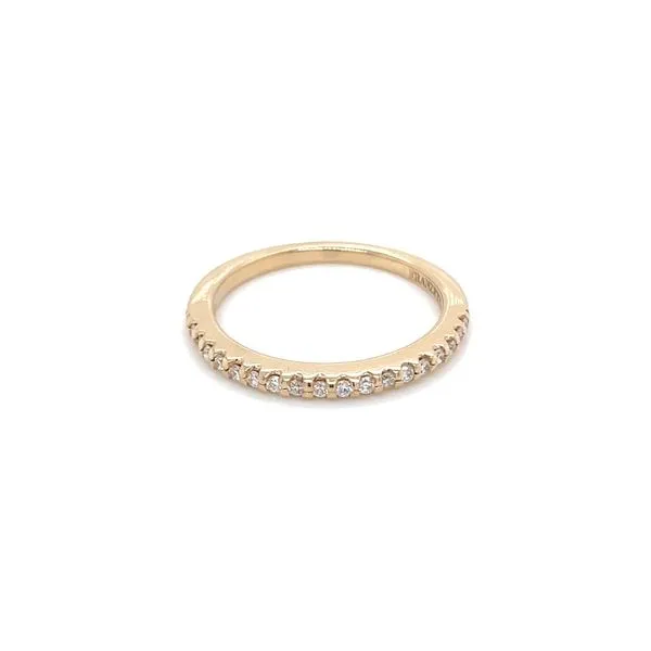14KY Gold Round Lab Grown Diamond Halfway Band 0.18 CTW Image 4 Franzetti Jewelers Austin, TX