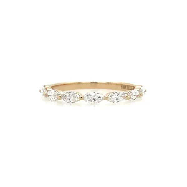 14KY Gold 0.72 CTW Marquise Lab Grown Diamond Band Franzetti Jewelers Austin, TX