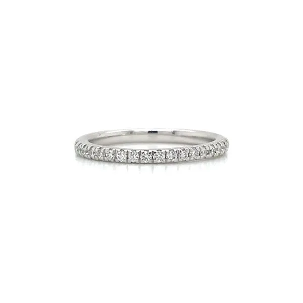14KW Gold Round Lab Grown Diamond Halfway Band 1/4 CTW Franzetti Jewelers Austin, TX