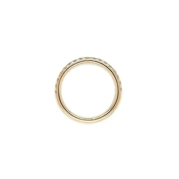 14KY Gold 1/3 Carat Round Lab Grown Diamond Split Prong Halfway Band Image 5 Franzetti Jewelers Austin, TX