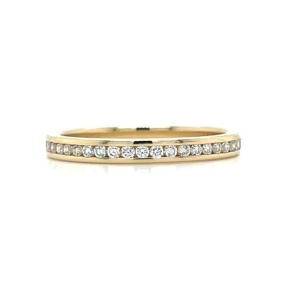 14KY Gold 2.4 mm Channel Set Lab Diamond Halfway Band 1/4 CTW Franzetti Jewelers Austin, TX