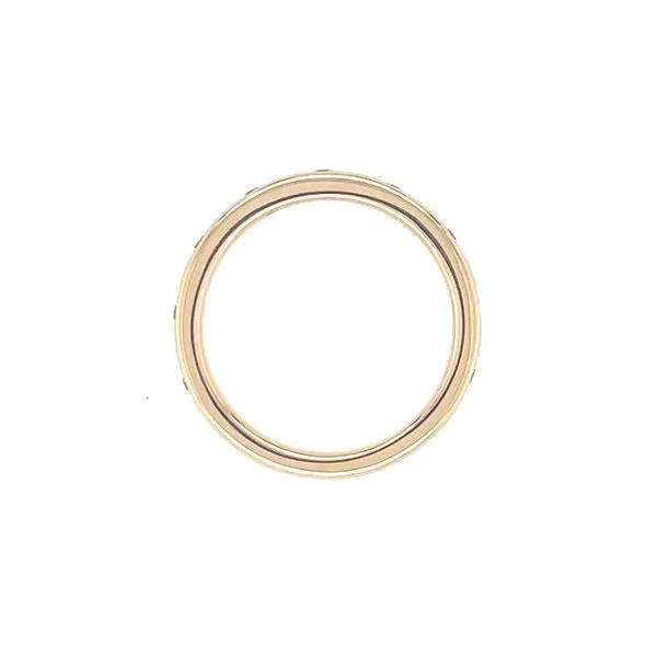 14KY Gold 2.65 mm Wedding Band with Spaced Out Single Flush Set Diamonds Image 4 Franzetti Jewelers Austin, TX