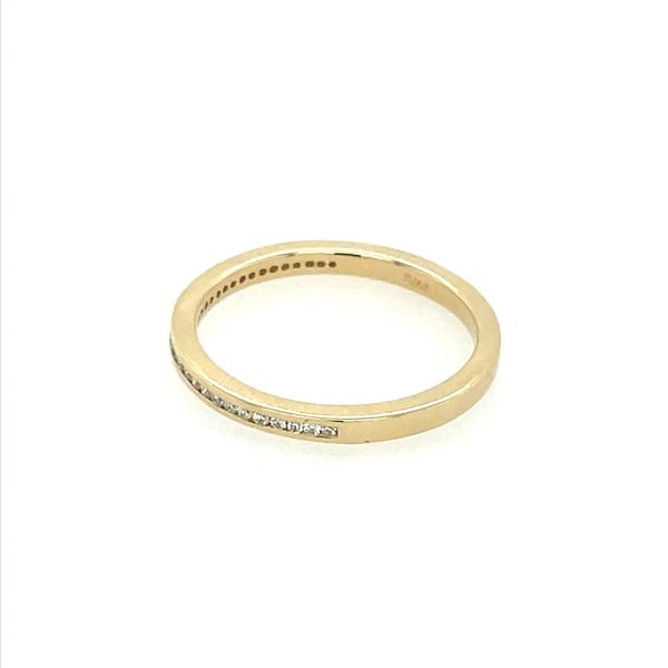 14KY Gold 1.9 mm Channel Set Lab Diamond Halfway Band 1/8 CTW Image 4 Franzetti Jewelers Austin, TX