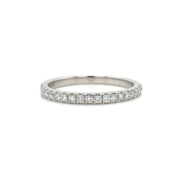 14KW Gold Round Lab Grown Diamond Halfway 2 mm Band 0.28 CTW Franzetti Jewelers Austin, TX