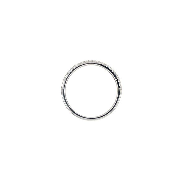 14KW Gold Round Lab Grown Diamond Halfway Band 0.14 CTW Image 5 Franzetti Jewelers Austin, TX