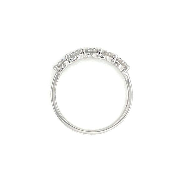 14KW Gold 5 Round Lab Diamond Anniversary Ring 1.00 CTW Image 5 Franzetti Jewelers Austin, TX