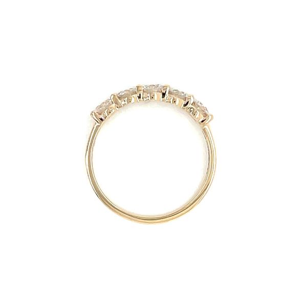14KY Gold 5 Round Lab Diamond Anniversary Ring 1.00 CTW Image 5 Franzetti Jewelers Austin, TX