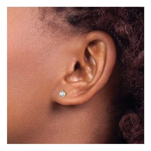 14KY Gold 1/2 CTW GH VS2-SI1 Lab Grown Diamond 3 Prong Studs Image 2 Franzetti Jewelers Austin, TX