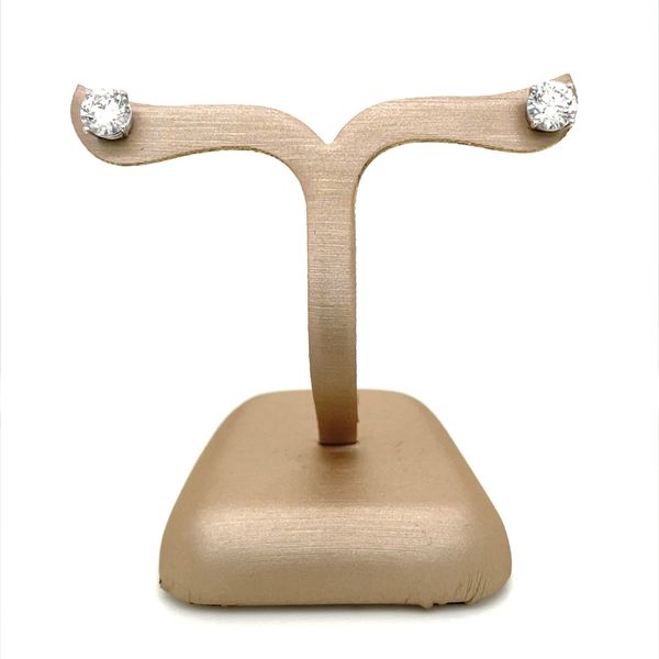 14KW Gold 1.54 CTW DE VVS2-VS1 Lab Grown Diamond 4 Prong Studs Image 3 Franzetti Jewelers Austin, TX