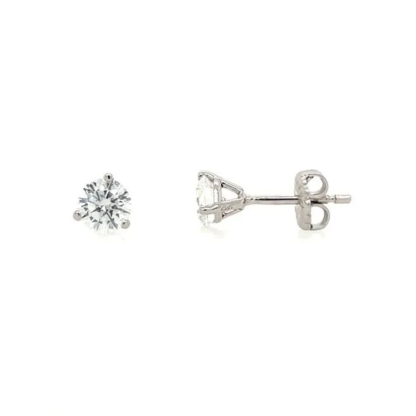 14KW Gold 3/4 CTW D-E-F VS1-VS2 Lab Grown Diamond 3 Prong Studs Franzetti Jewelers Austin, TX