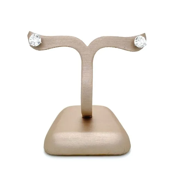 14KW Gold 2 CTW F-G VS1-VS2 Lab Grown Diamond 3 Prong Studs Image 4 Franzetti Jewelers Austin, TX
