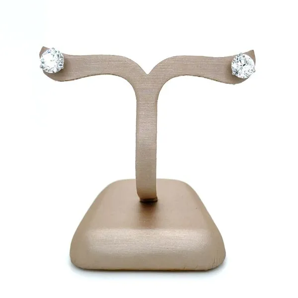 14KW Gold 2.5 CTW F-G VS1-VS2 Lab Grown Diamond 3 Prong Studs Image 4 Franzetti Jewelers Austin, TX
