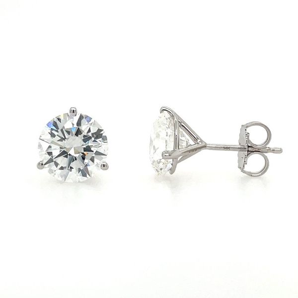 14KW Gold 6 CTW F-G VS1-VS2 Lab Grown Diamond 3 Prong Studs Franzetti Jewelers Austin, TX