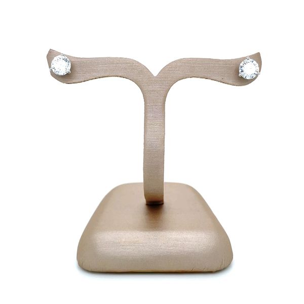 14KW Gold 1.5 CTW F-G VS1-VS2 Lab Grown Diamond 3 Prong Studs Image 4 Franzetti Jewelers Austin, TX