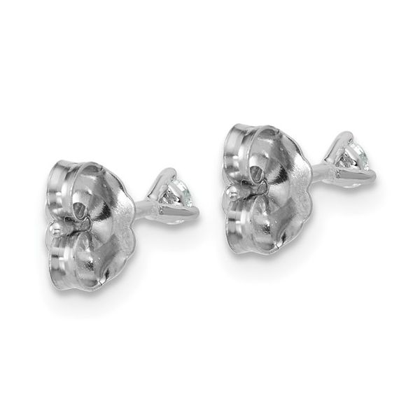 14KW Gold 1/10 CTW E-F VS1-VS2 Lab Grown Diamond 3 Prong Studs Image 3 Franzetti Jewelers Austin, TX