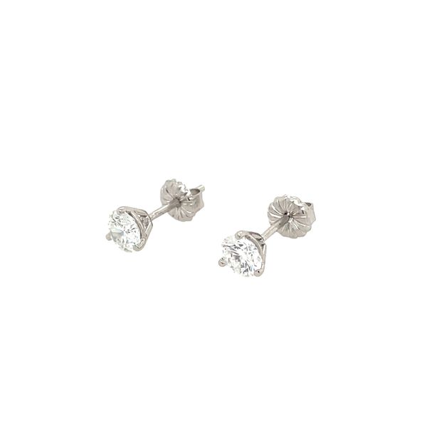 14KW Gold 3/4 CTW D-E-F VS1-VS2 Lab Grown Diamond 3 Prong Studs Image 4 Franzetti Jewelers Austin, TX