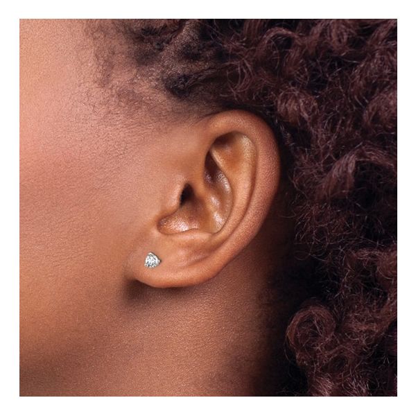 14KW Gold 1/4 CTW E-F VS1-VS2 Lab Grown Diamond 3 Prong Studs Image 2 Franzetti Jewelers Austin, TX