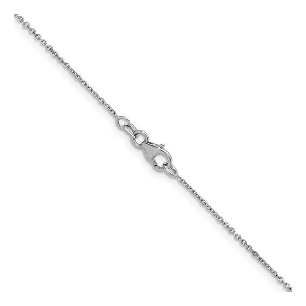 14KW Gold Lab Grown Diamond Station Necklace 1 CTW - 18